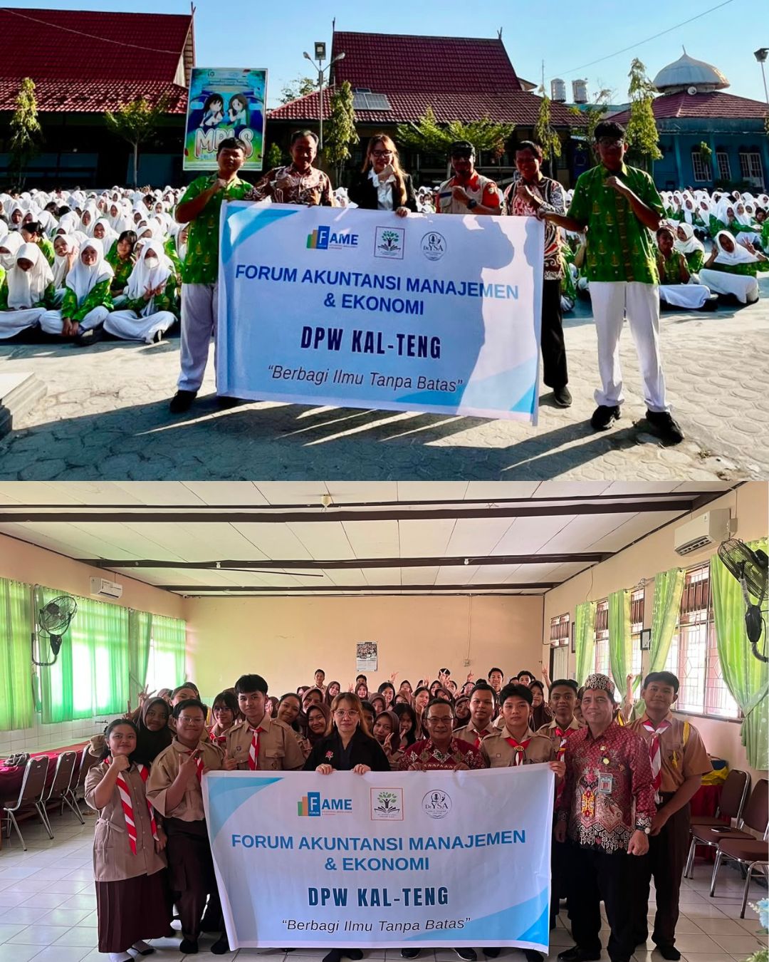 FAME DPW Kalimantan Tengah Gelar Edukasi Kesiapsiagaan Kabut Asap dan Pelatihan Public Speaking bagi Pelajar
